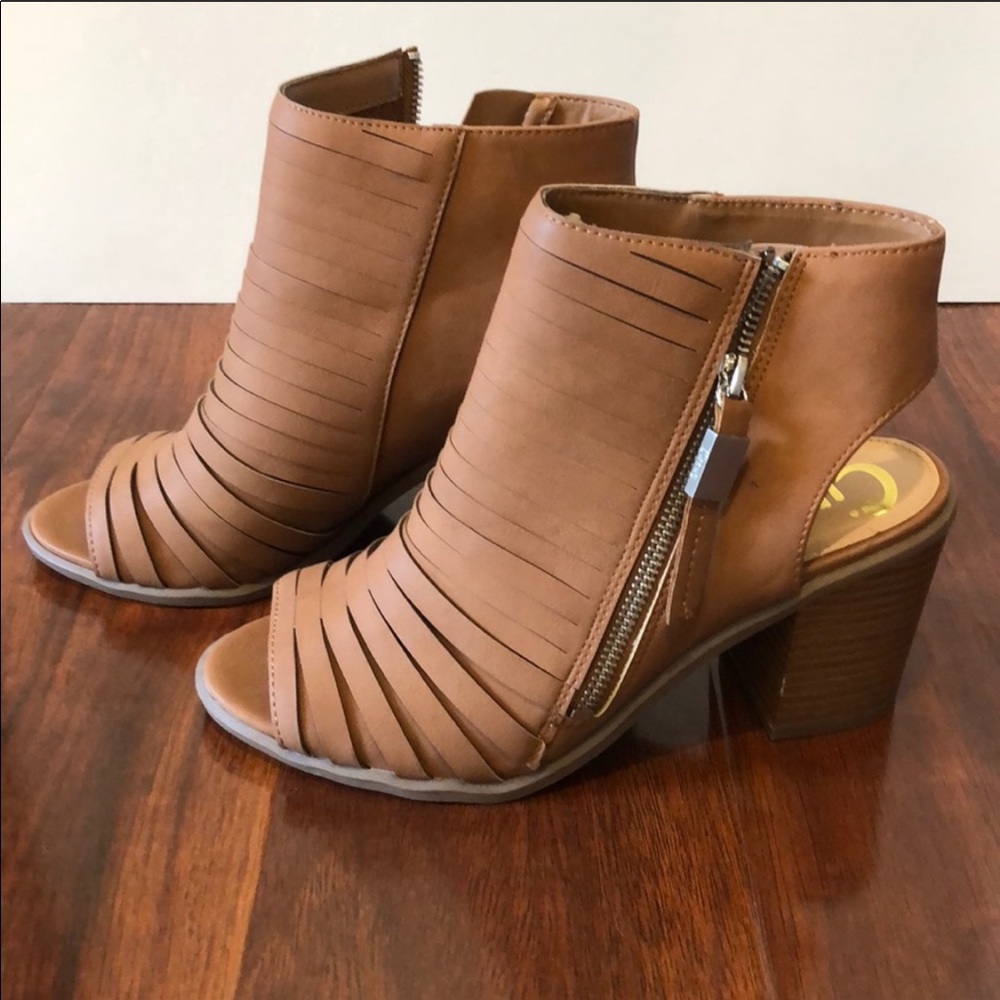 Sam Edelman peep toe booties